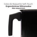 Ver imagem 3 de Leiteira de Indução Revestimento Antiaderente Cerâmica Preto e Vermelho 1,7l - Lyor