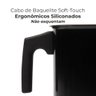 Leiteira de Indução Revestimento Antiaderente Cerâmica Preto e Vermelho 1,7l - Lyor - 3