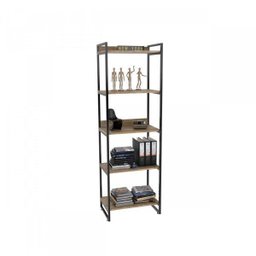 Estante para Livros Industrial 187cmx60cm 5 Prateleiras Kuadra - 5