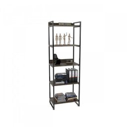 Estante para Livros Industrial 187cmx60cm 5 Prateleiras Kuadra - 5