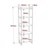 Estante para Livros Industrial 187cmx60cm 5 Prateleiras Kuadra - 4