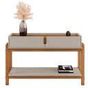 Ver imagem 4 de Aparador Buffet para Sala de Jantar e Estar Lizz 2 Gavetas e Pés Madeira Maciça Casa D