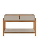 Ver imagem 6 de Aparador Buffet para Sala de Jantar e Estar Lizz 2 Gavetas e Pés Madeira Maciça Casa D