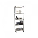 Ver imagem 2 de Estante de Livros Industrial Aço 60CMX187CM 5 Prateleiras Kuadra Branco/Snow