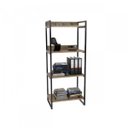 Ver imagem 2 de Estante para Livros Industrial 145cmx60cm 4 Prateleiras Kuadra
