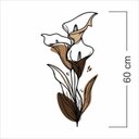 Ver imagem 4 de Adesivo Floral Boho Marrom Estilo Nórdico 30x60 Minimalista Mod.04
