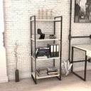 Ver imagem 1 de Estante para Livros Industrial 145cmx60cm 4 Prateleiras Kuadra