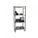 Ver imagem 2 de Estante para Livros Industrial 145cmx60cm 4 Prateleiras Kuadra