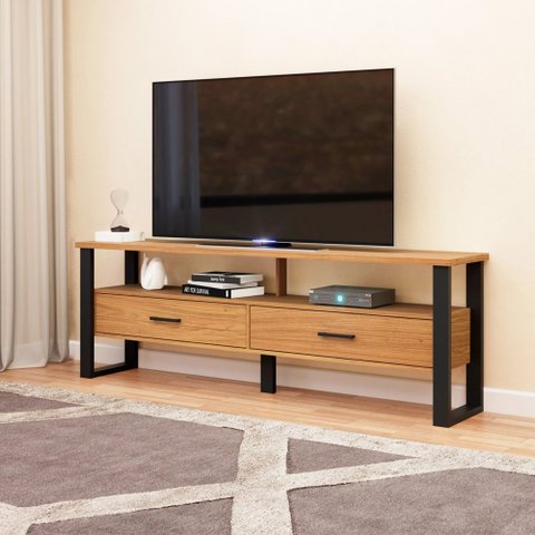 Rack Bancada 1,80m para Tv Industrial Dalla Costa 100% Mdf