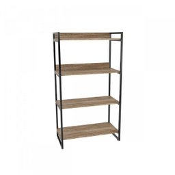 Estante para Livros Industrial 145cmx80cm 4 Prateleiras Kuadra - 3