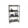 Estante para Livros Industrial 145cmx80cm 4 Prateleiras Kuadra - 2