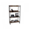Estante para Livros Industrial 145cmx80cm 4 Prateleiras Kuadra - 2