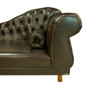 Ver imagem 3 de Sofá Chesterfield Elisabeth Divã 1,60m- Corano Marrom / decoração, sala, consultório, psicólogo