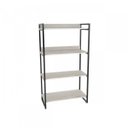 Ver imagem 3 de Estante para Livros Industrial 145cmx80cm 4 Prateleiras Kuadra