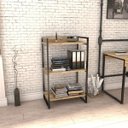 Ver imagem 1 de Estante para Livros Industrial 104cmx60cm 3 Prateleiras Kuadra