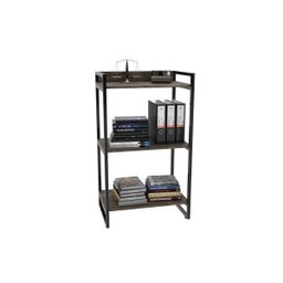 Estante para Livros Industrial 104cmx60cm 3 Prateleiras Kuadra - 2