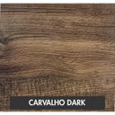 Ver imagem 6 de Estante de Livros Industrial Aço 60CMX104CM 3 Prateleiras Kuadra Marrom/Carvalho Dark