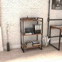 Ver imagem 1 de Estante para Livros Industrial 104cmx60cm 3 Prateleiras Kuadra