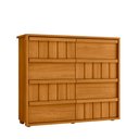Ver imagem 3 de Cômoda para Quarto 8 Gavetas Ripado 100% MDF Tarsila