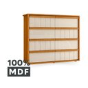 Ver imagem 6 de Cômoda para Quarto 8 Gavetas Ripado 100% MDF Tarsila