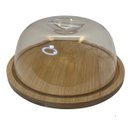 Ver imagem 1 de Queijeira Decorativa de Bambu M