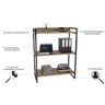 Estante para Livros Industrial 104cmx80cm 3 Prateleiras Kuadra - 5