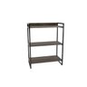 Estante para Livros Industrial 104cmx80cm 3 Prateleiras Kuadra - 3