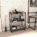 Ver imagem 1 de Estante para Livros Industrial 104cmx80cm 3 Prateleiras Kuadra