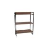 Estante para Livros Industrial 104cmx80cm 3 Prateleiras Kuadra - 3