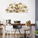 Ver imagem 6 de Relógio De Parede Folhas 3d Design Europeu Metal 100cm