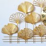 Relógio De Parede Folhas 3d Design Europeu Metal 100cm - 4