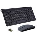 Ver imagem 1 de Kit Teclado Slim Com Mouse Sem Fio 2.4G Pc Notebook Preto