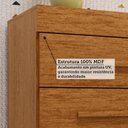 Ver imagem 4 de Cômoda Infantil 8 Gavetas 100% MDF 112cm Brincare Espresso Móveis Marrom/Cinamomo