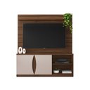 Ver imagem 1 de Estante Home para TV até 56 Polegadas União JCM Móveis Avelã/Off