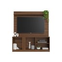 Ver imagem 3 de Estante Home para TV até 56 Polegadas União JCM Móveis Avelã/Off