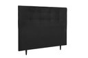 Ver imagem 1 de Cabeceira Cama Box Casal 140cm - Preto Suede