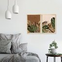 Ver imagem 3 de Kit 2 Quadros Decorativos Plantas Folhagens Sala Cozinha
