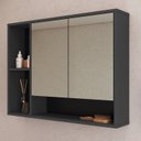 Ver mais imagens de Conjunto para Banheiro 108cm com 3 Peças Gabinete Suspenso com Cuba Belarus