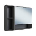 Ver imagem 4 de Conjunto para Banheiro 108cm com 3 Peças Gabinete Suspenso com Cuba Belarus