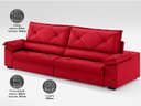 Ver imagem 5 de Sofá com Carregador Usb e Molas no Assento Retrátil Reclinável Nice 2,50m Velosuede - Netsofas