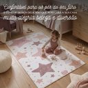 Ver imagem 2 de Tapete Infantil Estrlas Rosas 1.00x1.50 Antidrrapante