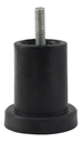Ver imagem 4 de Kit Pés para Cama Box e Moveis em Geral com 6 Unidades Preto Altura de 50 Mm X 60 Mm