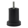 Kit Pés para Cama Box e Moveis em Geral com 6 Unidades Preto Altura de 50 Mm X 60 Mm - 4