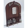 Kit 1 Porta Chaves Mais 1 Quadro Parede Decoração Moderna Madeira Mdf - 1