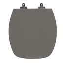 Ver imagem 1 de Assento Sanitário Poliéster para Louça Thema (incepa) Slow Close Cromado (reb. Oculto) Amber Cris