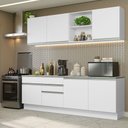 Ver imagem 1 de Armário de Cozinha Completa 240cm Branco Glamy Madesa 06