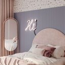Ver imagem 3 de Painel Ripado Eva Laminado Autocolante 10cm Play Metro M² Azul