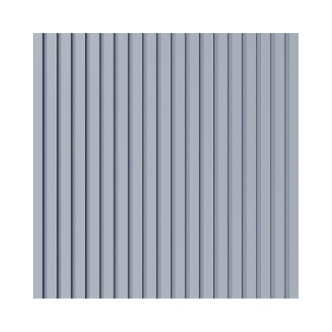 Painel Ripado Eva Laminado Autocolante 10cm Play Metro M² Azul