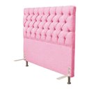 Ver imagem 2 de Cabeceira Para Cama Box De Casal 1,4 M Lisboa:Suede Rosa Claro