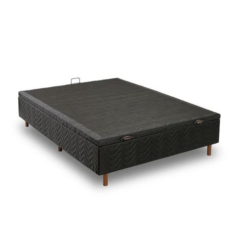 Box Kappesberg Baú Casal 138x188x30cm Preto